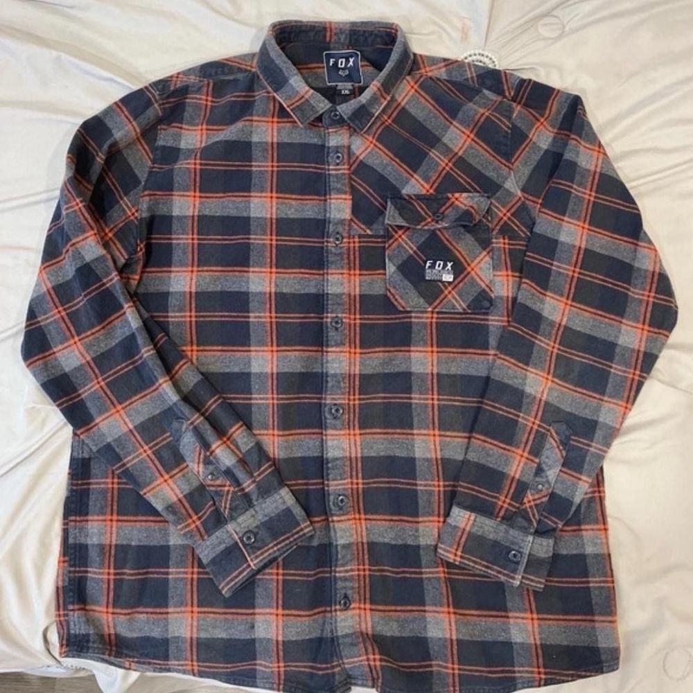 Fox Racing Drezzy Plaid Flannel Shirt XXL
